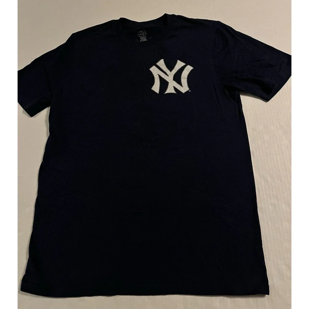 Majestic New York Yankees Babe Ruth #3 MLB Youth Jersey T-Shirt XL 18 Boys Blue